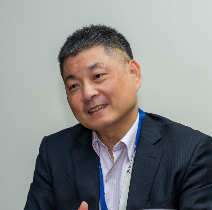 圖1 円通科技執行長陳文江表示,將衛星通訊與汽車結合,將是未來円通側重的發展方向之一
