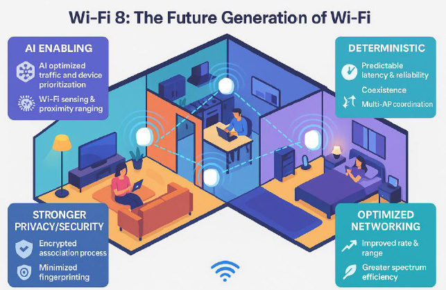 Wi-Fi 8將大幅提高Wi-Fi網路的可靠度與可預測性,帶來讓使用者有感的服務品質提升。