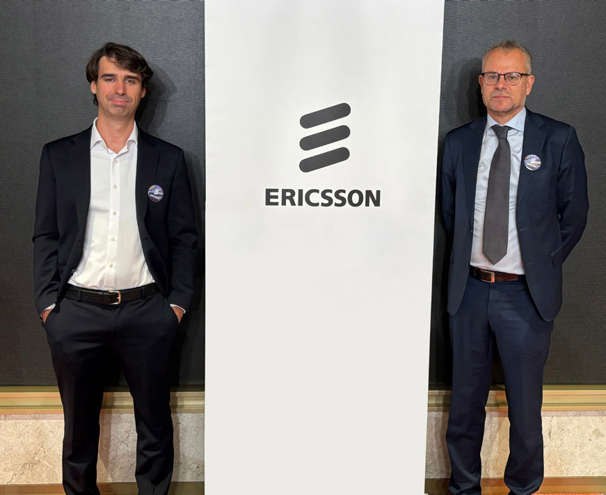 Ericsson全球網路事業部平臺軟體與安全總經理Matteo Fiorani(左);Ericsson商用網路部門策略經理Eric Ericsson